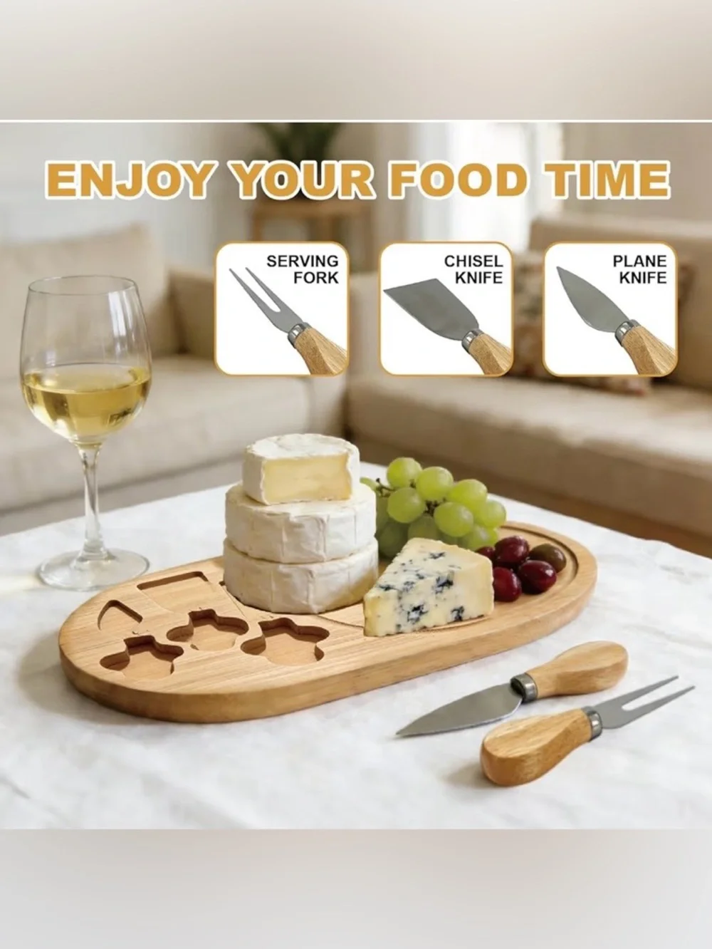 13x7.5 Inche Charcuterie Board Set